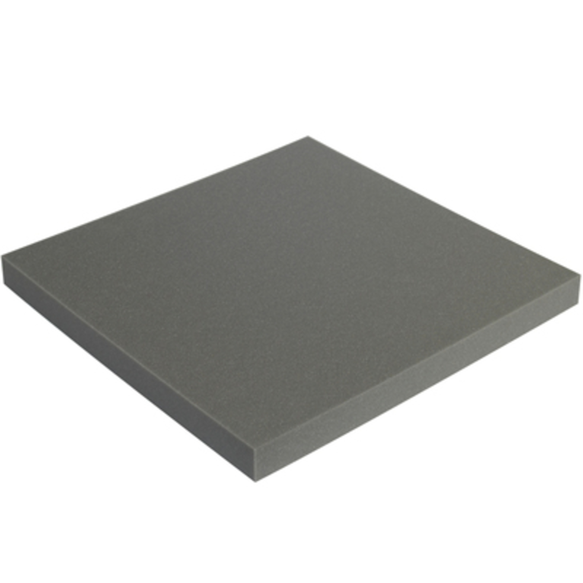 1 x 12 x 12in. Charcoal Cloud Foam Sheets 48/CS, Model# FSC12121